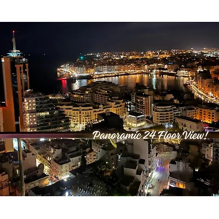 24th Floor Sea View In Mercury Tower St Julians Appartamento San Giuliano