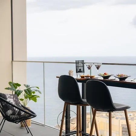 24th Floor Sea View In Mercury Tower St Julians San Giuliano
