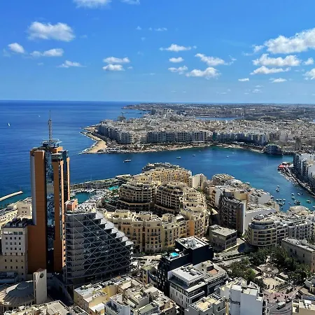 Appartamento 24th Floor Sea View In Mercury Tower St Julians *