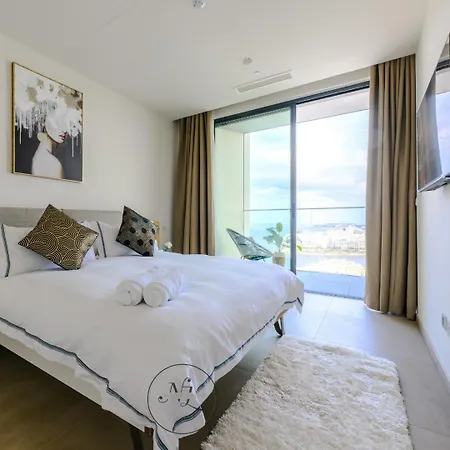 24th Floor Sea View In Mercury Tower St Julians Appartement
