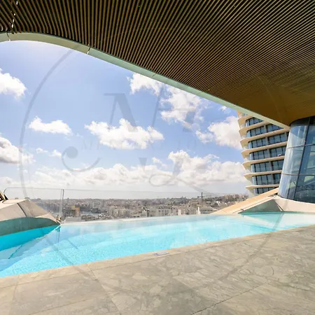 24th Floor Sea View In Mercury Tower St Julians * San Ġiljan