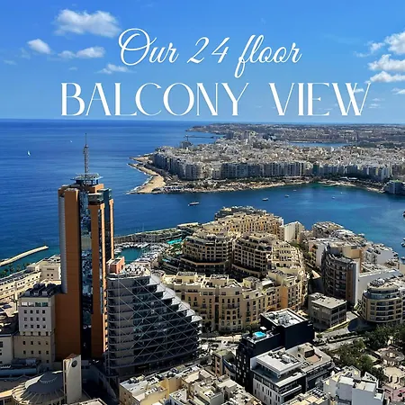 24th Floor Sea View In Mercury Tower St Julians *