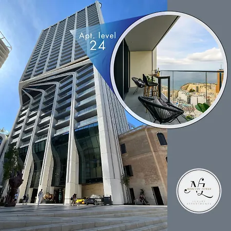 24th Floor Sea View In Mercury Tower St Julians 公寓